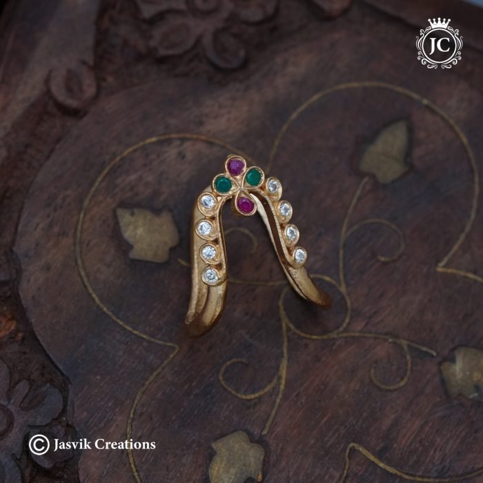 146 Pure Impon Vanki Ring Flower without Polish- JCFR146- 199 (3)
