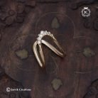 149 Pure Impon Vanki Ring white Stone without Polish- JCFR149 - 199