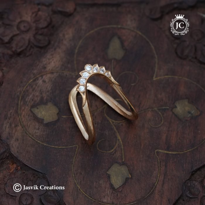 149 Pure Impon Vanki Ring white Stone without Polish- JCFR149 - 199