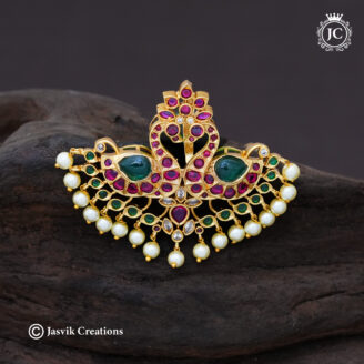 Royal Real Kemp Peacock Statement Pendant - JCPT176