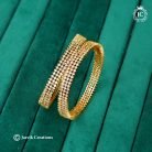375 AD White Stone Bangle- JCBN375 - 699