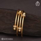 377 Microplarted Ad Ball Bangle-JCBN377 - 499