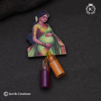 Graceful Traditional Mom-to-Be Manjal Kumkum Return Gift - ( Minimum Order 25 Pc / Rs.13 Per PC ) - JCVU048