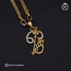 757 Ohm Dollar with Short Chain-JCCH757 - 450 (3)