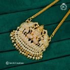 767 AD Gajalakshmi Pendent with Gobi Chain( 30 Only) -JCCH767 -1150 1250 (2)