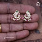 801 Impon peacock earring( Multi)-JCER801 260rs (5)