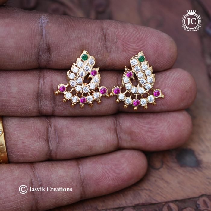 801 Impon peacock earring( Multi)-JCER801 260rs (5) 801 Impon peacock earring( Multi)-JCER801 260rs (5)