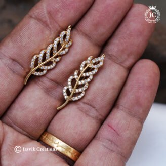 807 Leaf Pattern Eat Cuff -JCER807- 160 (1)
