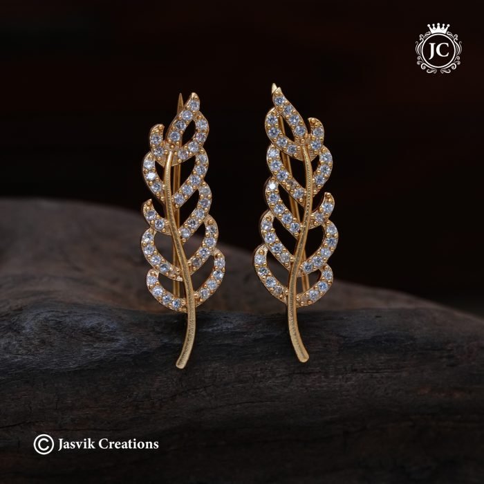 807 Leaf Pattern Eat Cuff -JCER807- 160 (2)