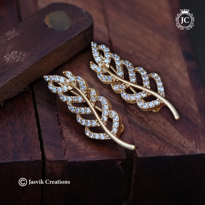 807 Leaf Pattern Eat Cuff -JCER807- 160 (3)