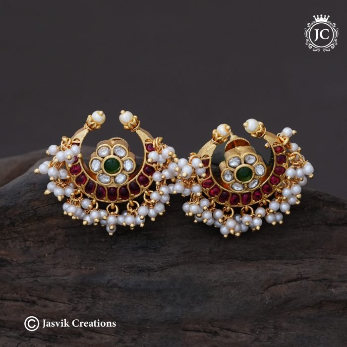 814 Big size Chandbali Ear Rings -JCER814 - 699 (3) 814 Big size Chandbali Ear Rings -JCER814 - 699 (3)