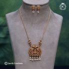 887 MAtte Finish Lakshmi Necklace - 3 (5)-JCNL887 - 350