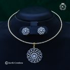 894 Gj finish floral pendent set with Hasley-JCNL894 - 999rs (7)