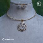 895 Gj finish floral pendent set with Hasley-JCNL895 - 999rs (9)
