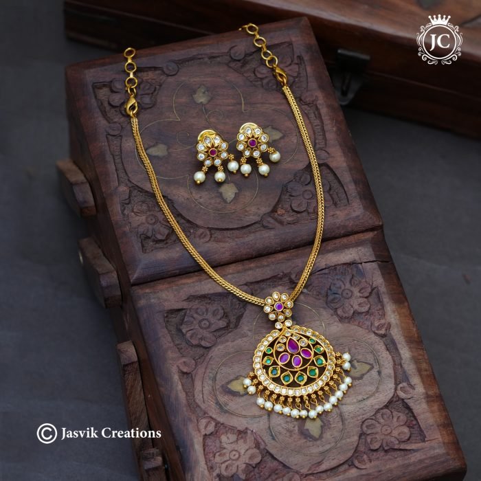 907 Simple Matte Necklace-JCNL907 - 350 907 Simple Matte Necklace-JCNL907 - 350