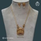 909 Matte Finish Lakshmi Necklace --JCNL909 350 (6)