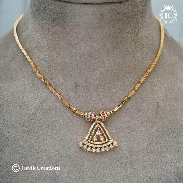 912 Microplated AD Simple Necklace ( Multi ) JCNL912- 550 (3) 912 Microplated AD Simple Necklace ( Multi ) JCNL912- 550 (3)