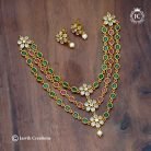 914 Premium Uncut (Multi ) Layer Necklace - JCNL914 -650 (6)