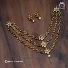 917 Premium Uncut Layer ( Lavender ) Necklace-JCNL917 - 650 (9)