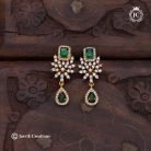 185 Antique-Finish-Simple-AD-necklace--Green -JCNL185-450-(17)
