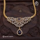 187 Antique-Finish-Simple-AD-necklace- Lavender JCNL187--450-(17)