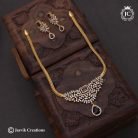 187 Antique-Finish-Simple-AD-necklace- Lavender JCNL187--450-(20)