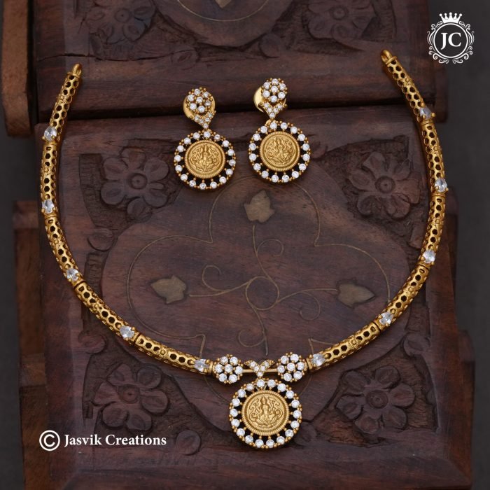 189 Antique-Finsh-Simple-LAskhmi-Necklace-JCNL189-450-(5) 189 Antique-Finsh-Simple-LAskhmi-Necklace-JCNL189-450-(5)
