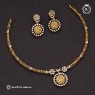 189 Antique-Finsh-Simple-LAskhmi-Necklace-JCNL189-450-(6)