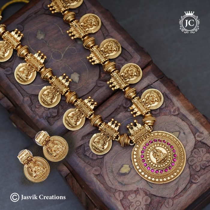 245 Matte-Finish-Gold-Repica-Kasu--Red-Haram-- JCHM245 - -850 (2) 245 Matte-Finish-Gold-Repica-Kasu--Red-Haram-- JCHM245 - -850 (2)