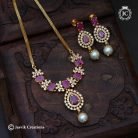 247 Microplaed AD Stone Mid Harm with Ear Rings- JCHM247 - 725 (5)