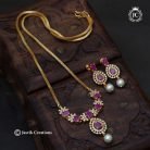 247 Microplaed AD Stone Mid Harm with Ear Rings- JCHM247 - 725 (6)
