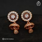 68 Rose Gold Jhumka Ear Ring - JCRG068- 180 (3)
