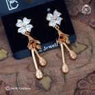 75 Rose Gold Hanging Ear Ring - 170 (2) - JCRG075