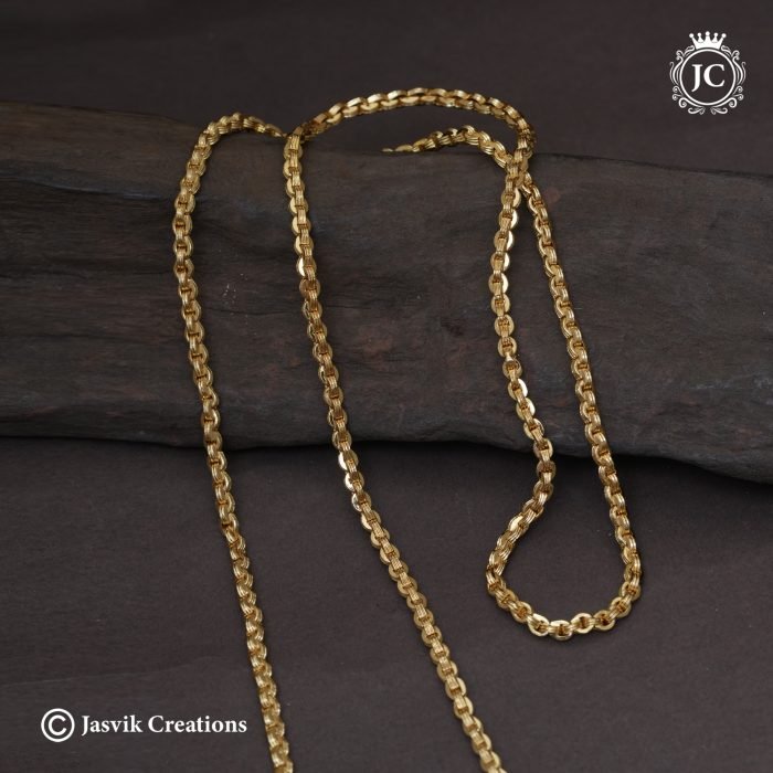 782 AD Stone Gajalakshmi Pendant Long Haram with Gobi Chain (3) - JCCH782-1250 782 AD Stone Gajalakshmi Pendant Long Haram with Gobi Chain (3) - JCCH782-1250