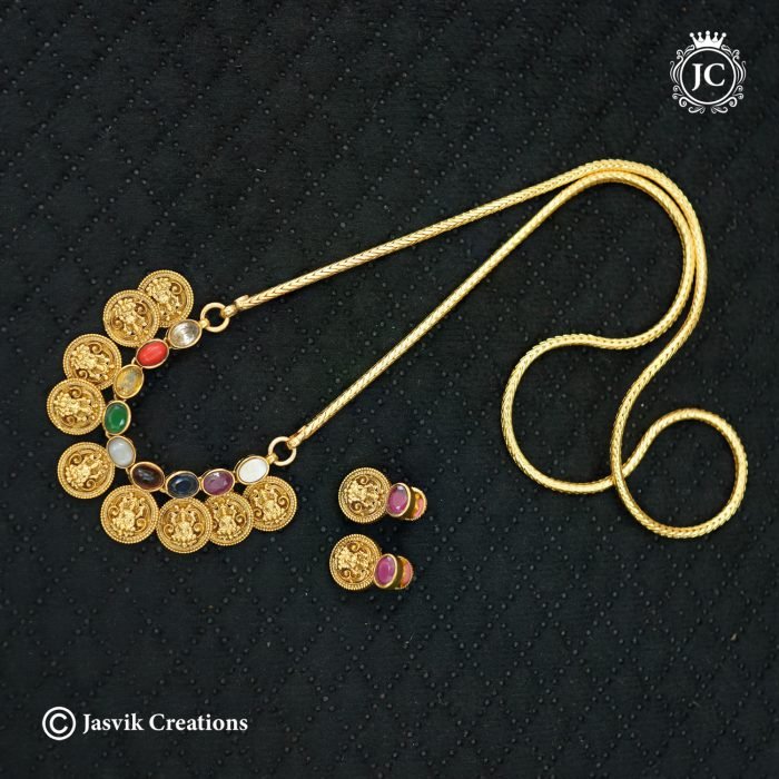 783 Antique NAvarthna Cpin Dollar Chain-JCCH783 --999 24 1099 30 (3)