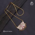 786 Micro plate lotus dollar chain -JCCH786 1099 24 inch 1199rs 30 inch (3)