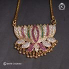 786 Micro plate lotus dollar chain -JCCH786 1099 24 inch 1199rs 30 inch (5)