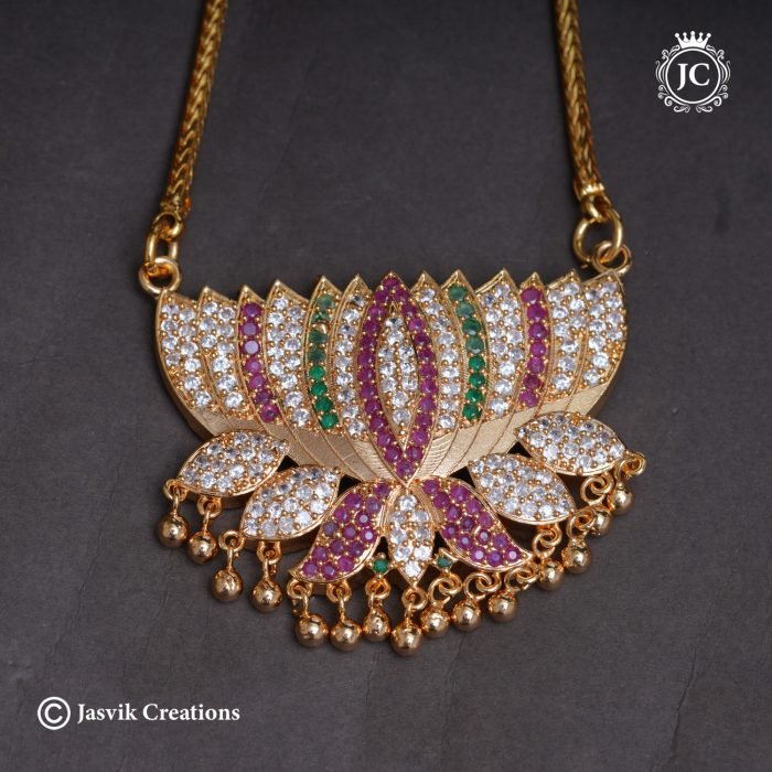 786 Micro plate lotus dollar chain -JCCH786 1099 24 inch 1199rs 30 inch (5) 786 Micro plate lotus dollar chain -JCCH786 1099 24 inch 1199rs 30 inch (5)