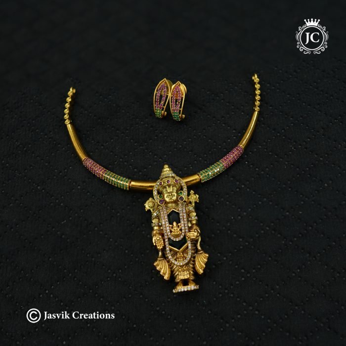 923 Antique-Finsh-Kandey--with-Venkatesh-Pendent- JCNL923 -899-(1)