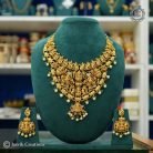 924 Antique-Real-Gold-Inpire-Chaoker-NEcklace- JCNL924 -3999-(1)