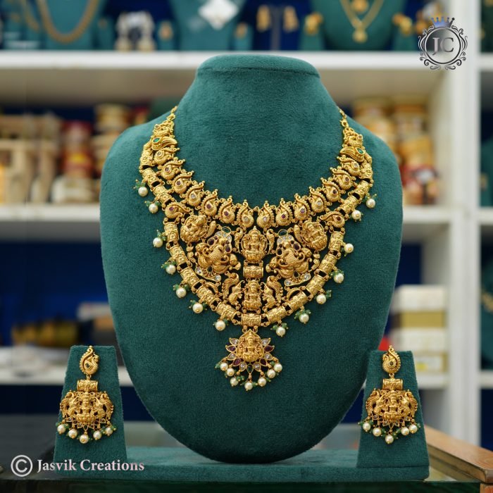 924 Antique-Real-Gold-Inpire-Chaoker-NEcklace- JCNL924 -3999-(1)