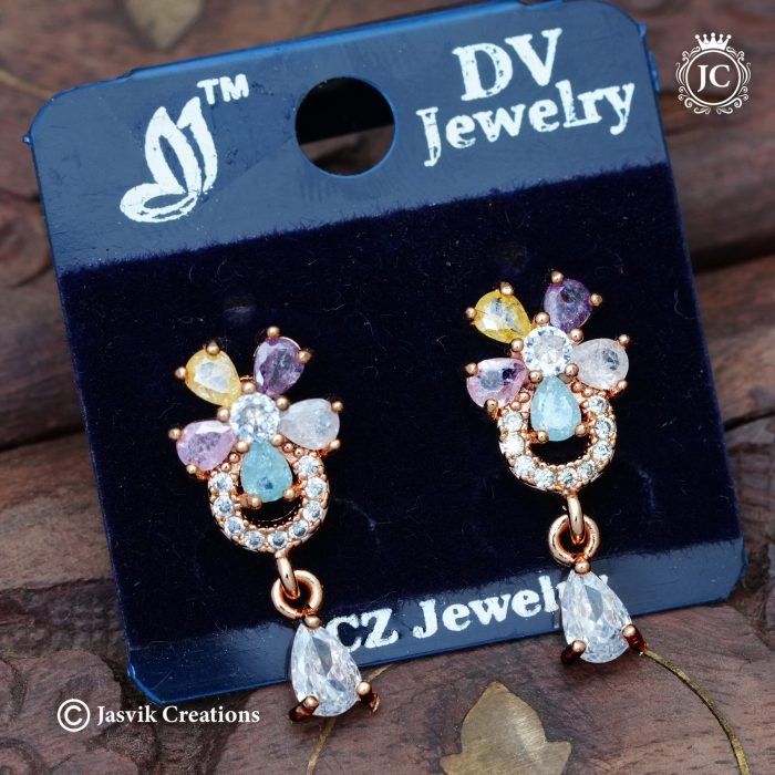 93 Rose Gold Ear Ring 170 (2)- JCRG093