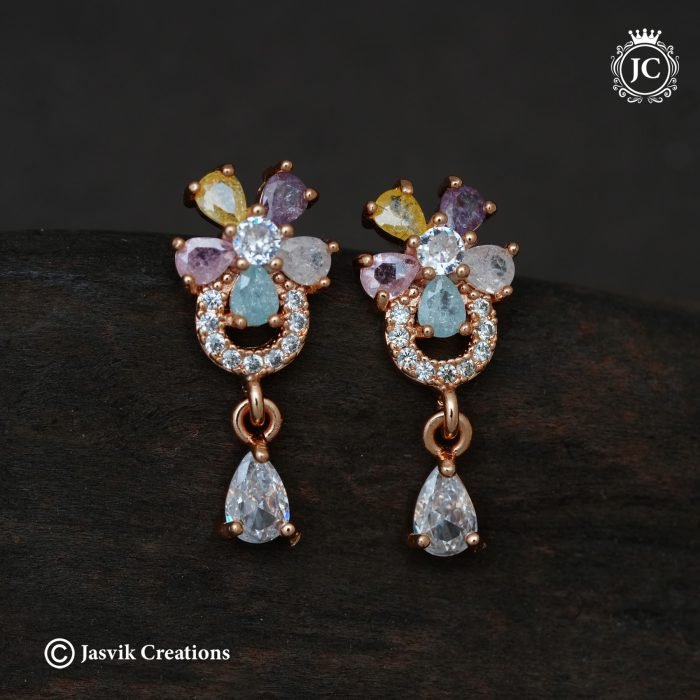 93 Rose Gold Ear Ring 170 (3)- JCRG093