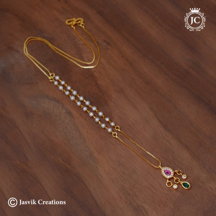 934 Micro Simple Necklace-JCNL934 - 350 (2)