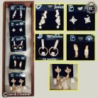 Rose gold earring combo 499