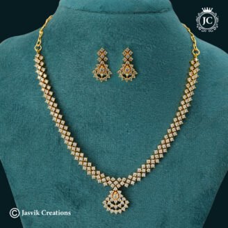 011-Sparkling-Diamond-Replica-Full-White-AD-Necklace—JCNL011