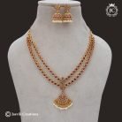07 Real KEmp 2 Layer NEcklace-JCNL007 - 999 (2)