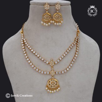 106 MAtte Finsh 2 Layer Attilai Necklace -JCNL106 – 850 (2)