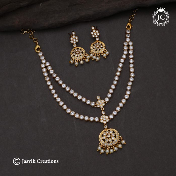 106 MAtte Finsh 2 Layer Attilai Necklace -JCNL106 - 850 (3) 106 MAtte Finsh 2 Layer Attilai Necklace -JCNL106 - 850 (3)