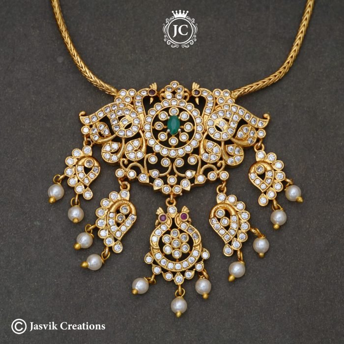 117 doamond Replica Peacock NEcklace - JCNL117 - 599 (3)